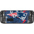 NFL New England Patriots Tropical Print Steam Deck Handheld Gaming Computer Skin